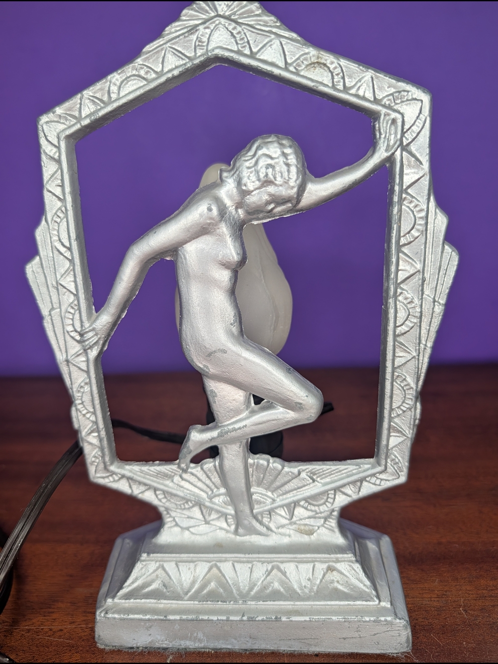 Frankart Style Billings Art Deco Nude Lady Nymph Lamp Art Nouveau